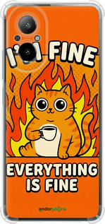 Силикон с усиленными углами чехол Funny Cat для Realme C67 4G - 6786sp-3648 изображение 