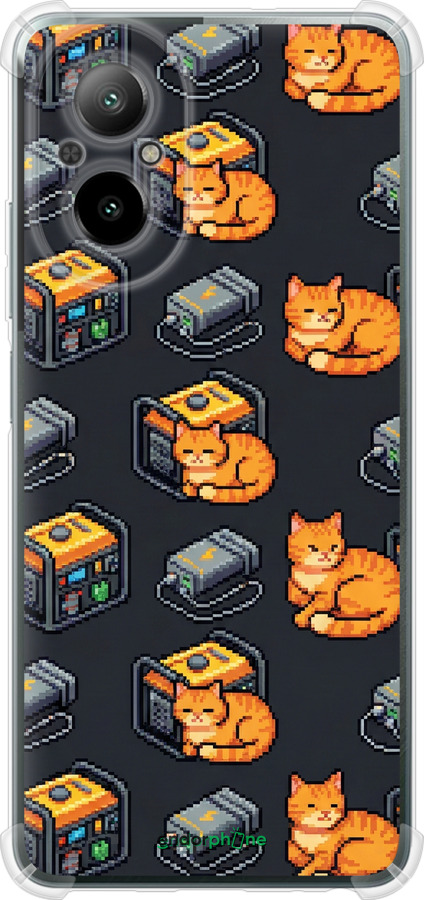 Силикон с усиленными углами чехол Autonomous Zone для Realme C67 4G - 6771sp-3648 изображение 