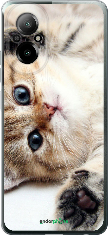 Силиконовый чехол Котик для Realme C67 4G - 6024u-3648 изображение 