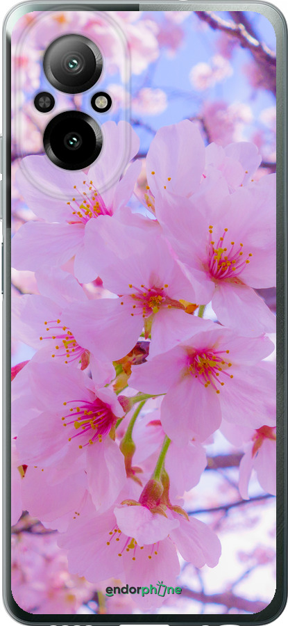 Силиконовый чехол Сакура для Realme C67 4G - 6029u-3648 изображение 