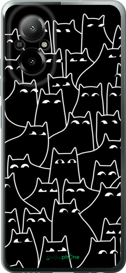 Силиконовый чехол С изображением кошек для Realme C67 4G - 6470u-3648 изображение 