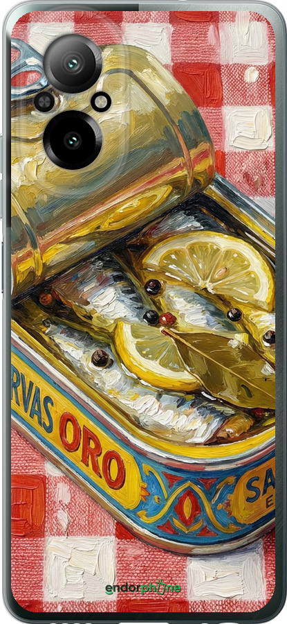 Силиконовый чехол Vintage Sardine Tin Phone для Realme C67 4G - 6772u-3648 изображение 