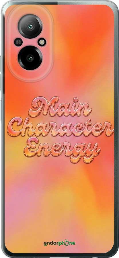 Силиконовый чехол Aura Gradient Main Character Energy Aesthetic Y2K для Realme C67 4G - 6783u-3648 изображение 