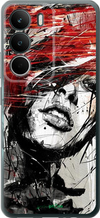 Силиконовый чехол Лицо девушки для Realme C71 - 1162u-4089 изображение 