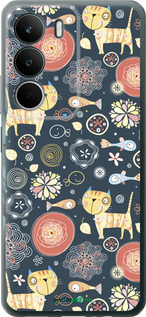 Силиконовый чехол Котята v4 для Realme C71 - 1224u-4089 изображение 