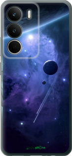 Силиконовый чехол Планеты в синем космосе для Realme C71 - 171u-4089 изображение 