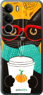 Силиконовый чехол Осенний кот для Realme C71 - 4026u-4089 изображение 