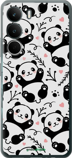 Силиконовый чехол Панды для Realme C71 - 4318u-4089 изображение 