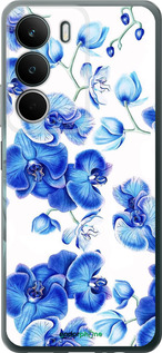 Силиконовый чехол Голубые орхидеи для Realme C71 - 4406u-4089 изображение 