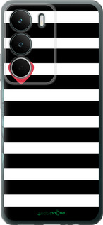 Силиконовый чехол Черно-белые полосы для Realme C71 - 4461u-4089 изображение 