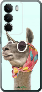 Силиконовый чехол Модная лама для Realme C71 - 4479u-4089 изображение 