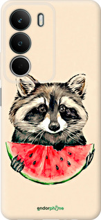 Силіконовий чехол Єнотик з кавуном для Realme C71 - 4605u-4089 изображение 