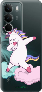 Силиконовый чехол Единорог для Realme C71 - 4702u-4089 изображение 