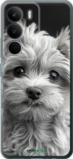 Силиконовый чехол Мальтипу на чорном фоне для Realme C71 - 6156u-4089 изображение 