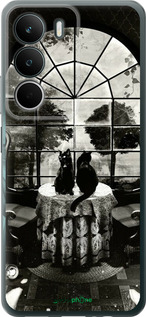 Силиконовый чехол Череп и коты для Realme C71 - 6432u-4089 изображение 