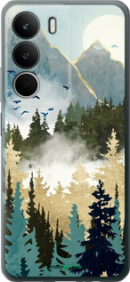 Силіконовий чехол Із зображенням лісового пейзажу для Realme C71 - 6548u-4089 изображение 