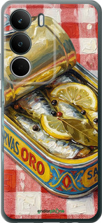 Силиконовый чехол Vintage Sardine Tin Phone для Realme C71 - 6772u-4089 изображение 