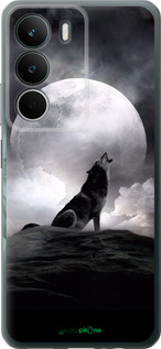 Силиконовый чехол Воющий волк для Realme C71 - 934u-4089 изображение 