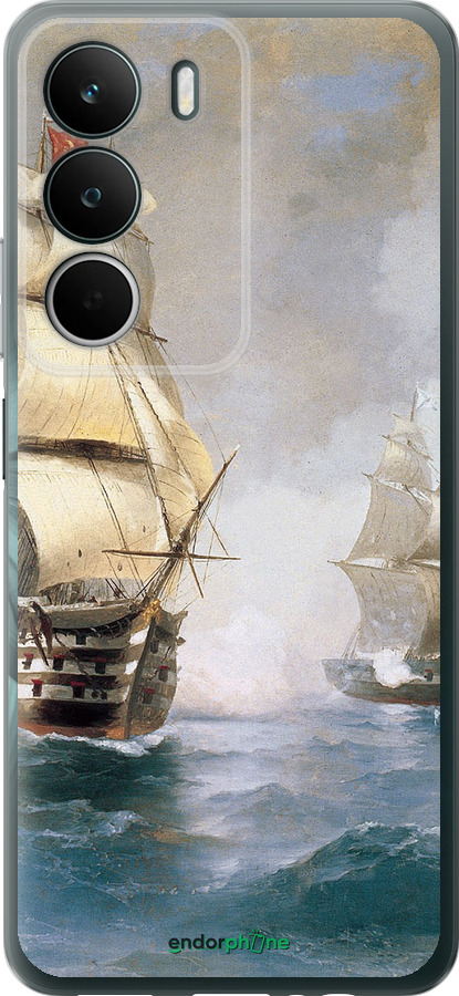 Силиконовый чехол Айвазовский. Корабли для Realme C71 - 160u-4089 изображение 