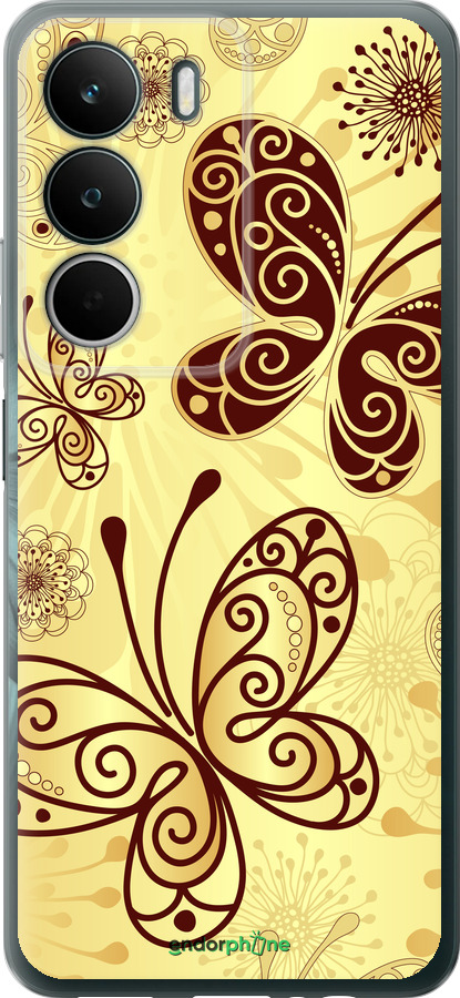 Силиконовый чехол Красивые бабочки для Realme C71 - 4170u-4089 изображение 