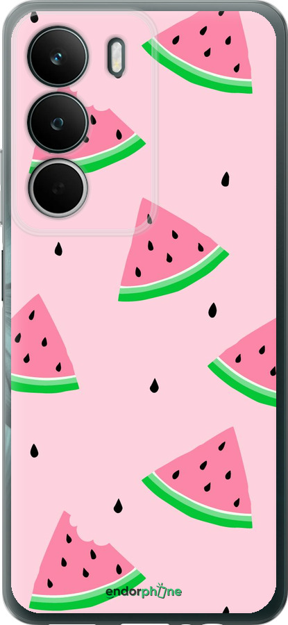 Силиконовый чехол Розовый арбуз для Realme C71 - 4314u-4089 изображение 