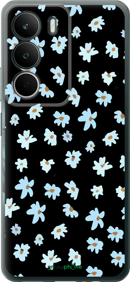 Силиконовый чехол Цветочный для Realme C71 - 4900u-4089 изображение 
