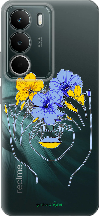 Силиконовый чехол Девушка v4 для Realme C71 - 5276u-4089 изображение 