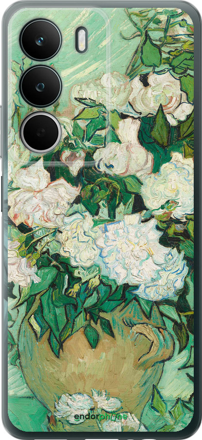 Силиконовый чехол Винсент Ван Гог. Ваза с розами для Realme C71 - 5543u-4089 изображение 