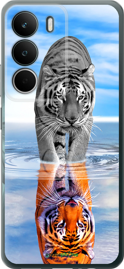 Силиконовый чехол Тигр для Realme C71 - 6016u-4089 изображение 