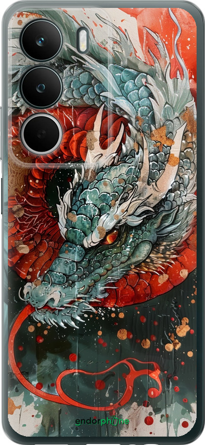 Силиконовый чехол Стихия огня для Realme C71 - 6101u-4089 изображение 