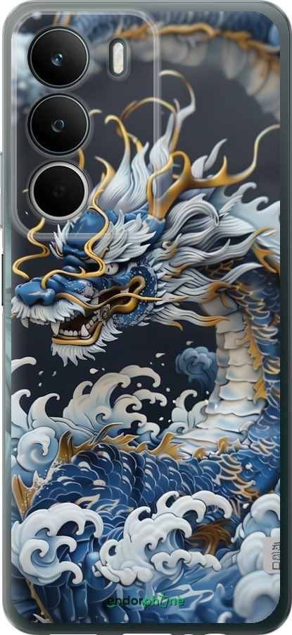 Силиконовый чехол Водяной дракон для Realme C71 - 6113u-4089 изображение 