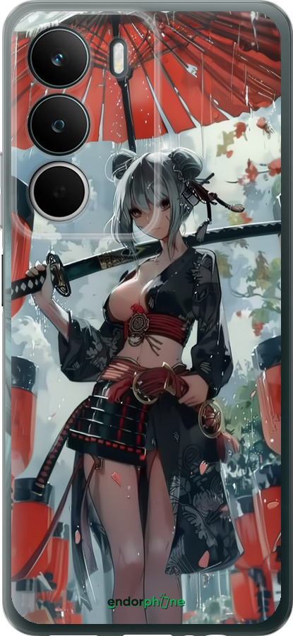 Силиконовый чехол Гейша-воин для Realme C71 - 6124u-4089 изображение 