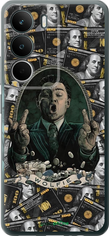 Силиконовый чехол Волк с валл стрит для Realme C71 - 6287u-4089 изображение 