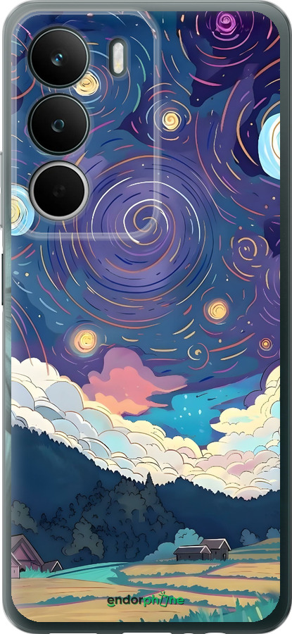 Силиконовый чехол Креативный арт для Realme C71 - 6322u-4089 изображение 