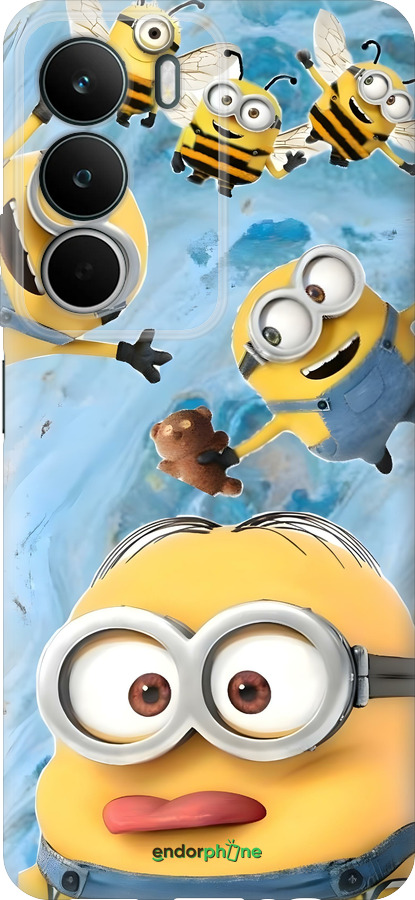 Силиконовый чехол Миньоны для Realme C71 - 6386u-4089 изображение 