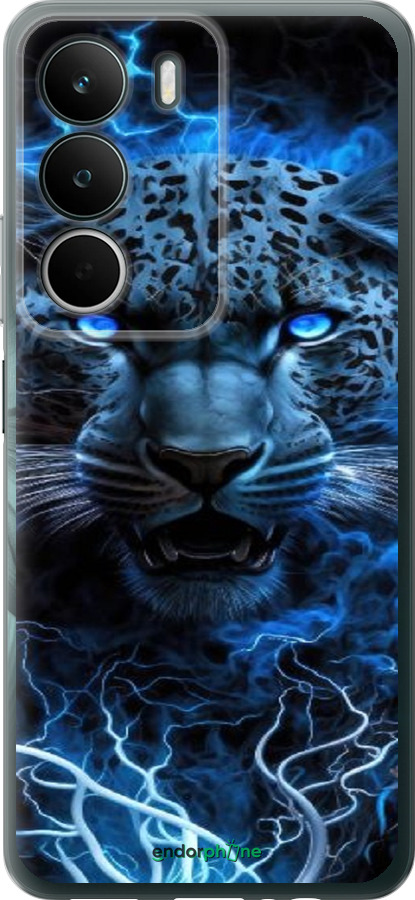 Силиконовый чехол Ледяной леопард для Realme C71 - 6460u-4089 изображение 