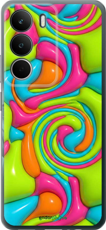 Силиконовый чехол Y2K Jelly Dream для Realme C71 - 6780u-4089 изображение 