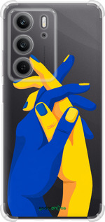 Силіконовий протиударний с посиленими кутами чехол Stand With Ukraine для Realme C75x - 5255sp-4506 изображение 