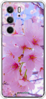 Силикон с усиленными углами чехол Сакура для Realme C75x - 6029sp-4506 изображение 