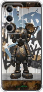 Силикон с усиленными углами чехол Bronze kaws v2 для Realme C75x - 6098sp-4506 изображение 