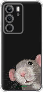Силикон с усиленными углами чехол The Peeking Rat для Realme C75x - 6442sp-4506 изображение 