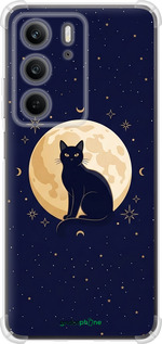 Силикон с усиленными углами чехол Cute Cat Celestial/Witchy для Realme C75x - 6787sp-4506 изображение 