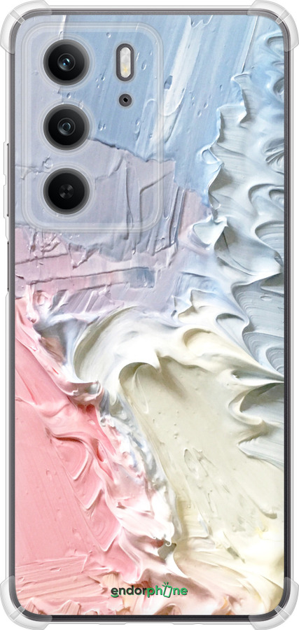 Силикон с усиленными углами чехол Пастель v1 для Realme C75x - 3981sp-4506 изображение 