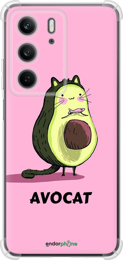 Силикон с усиленными углами чехол Avocat для Realme C75x - 4270sp-4506 изображение 
