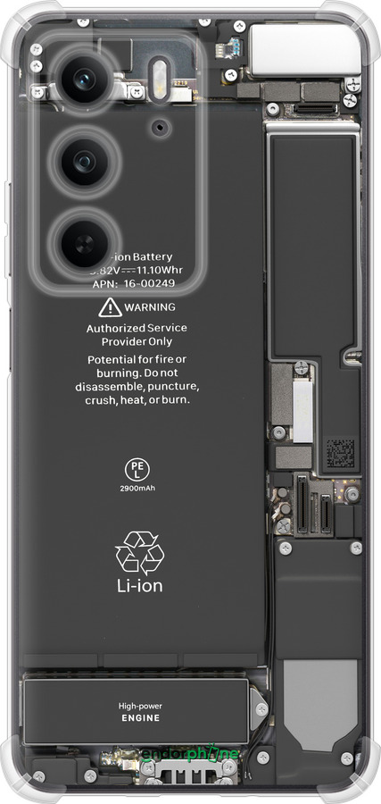 Силикон с усиленными углами чехол Детали смартфона для Realme C75x - 5487sp-4506 изображение 
