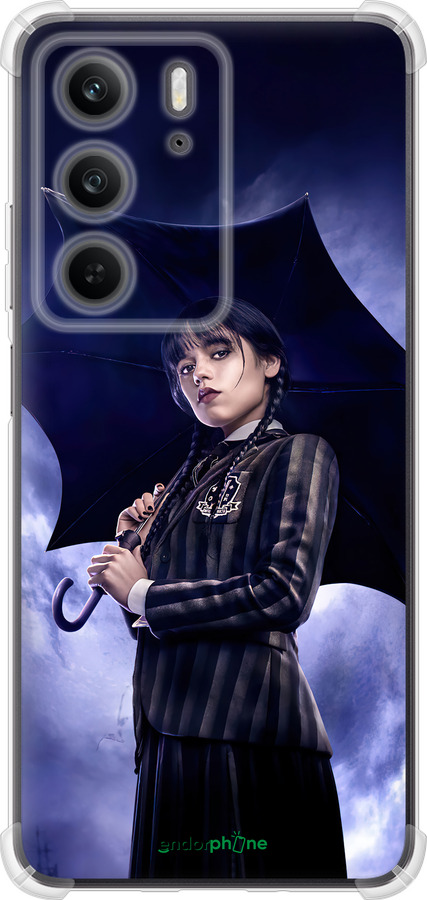 Силикон с усиленными углами чехол Wednesday v2 для Realme C75x - 5516sp-4506 изображение 