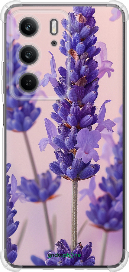 Силикон с усиленными углами чехол Лаванда для Realme C75x - 6037sp-4506 изображение 