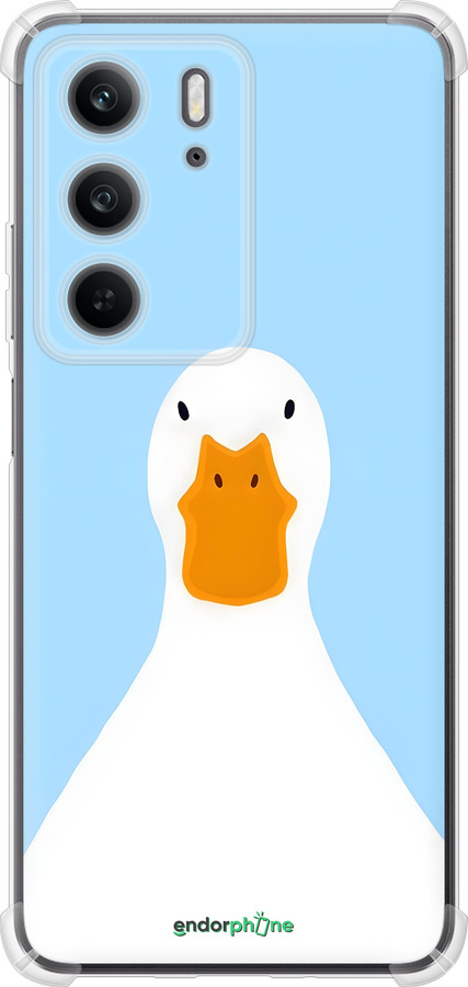 Силикон с усиленными углами чехол Гусь для Realme C75x - 6350sp-4506 изображение 