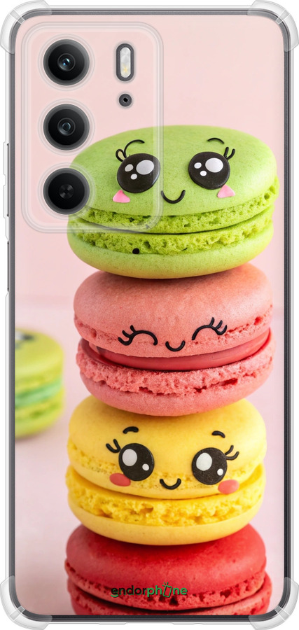 Силикон с усиленными углами чехол Печенье для Realme C75x - 6693sp-4506 изображение 
