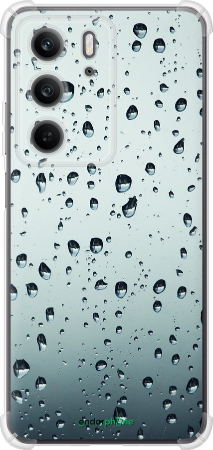 Силикон с усиленными углами чехол Стекло в каплях для Realme C75x - 848sp-4506 изображение 